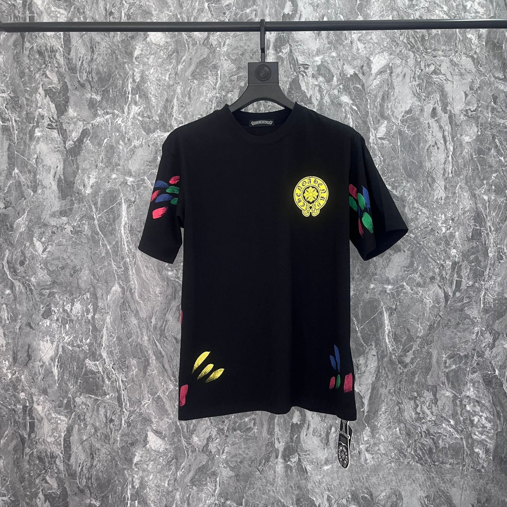 CHH Chrome Heart T Shirts Summer Short Sleeve Street Half Sleeve T-Shirt