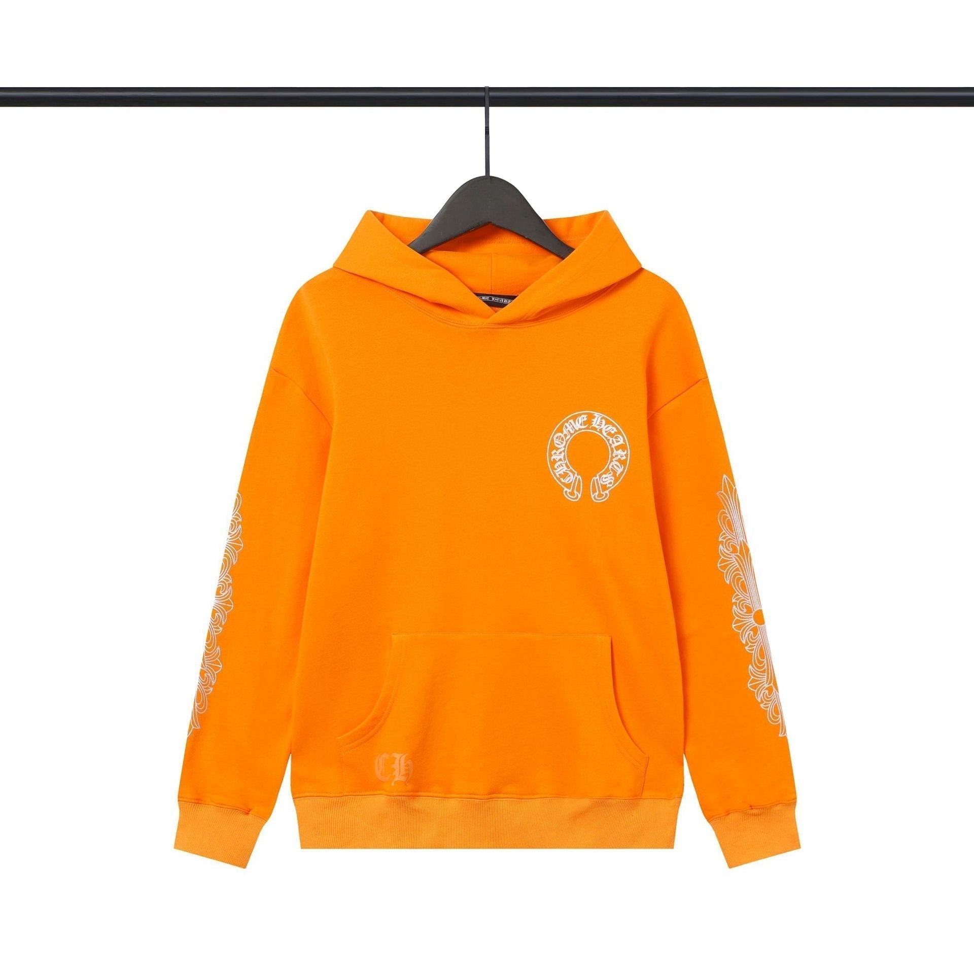 Chrome Heart Hoodie Chrome Hearts Casual Print Casual Hooded Sweater