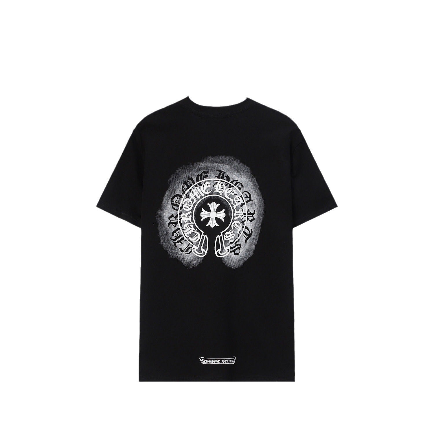 CHH Chrome Heart T Shirts Sanskrit cross logo short-sleeved men's T-shirt