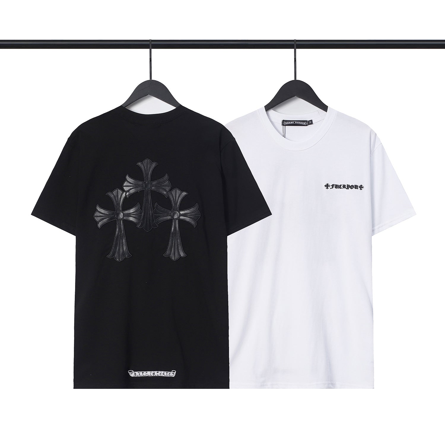 CHH Chrome Heart T Shirts Chrome Hearts Sanskrit Horseshoe Short Sleeve T-Shirt